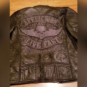 Affliction leather jacket